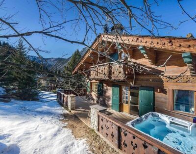 Incredible Ski In, Ski Out Chalet on the Slopes of Courchevel Moriond