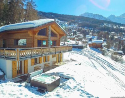 Luxury Chalet with  Jacuzzi, Sauna, and Stunning Views – Your Perfect Alpine Retreat in La Tzoumaz!