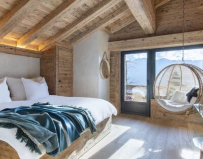 Modern Ski Apartment with Steam Room, Fireplace in the Exclusive Swiss Ski Resort of Verbier