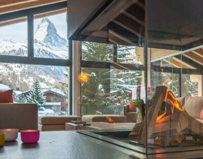 Catered Luxury Ski-in/Ski-out Chalet with Hot tub, Sauna, Hamman, Gym, Cinema next to ski lift in Zermatt