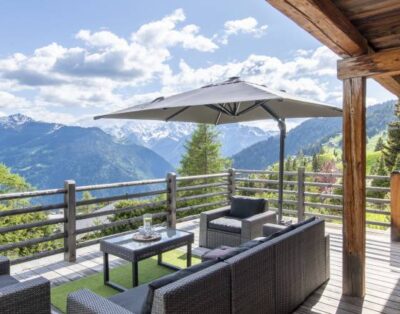 Luxurious Ski Chalet in Verbier with Pool, Hot Tub, Hammam, Cinema & More