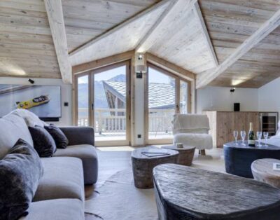 Luxurious Duplex Ski Apartment with Sauna & Fireplace in Le Fornet